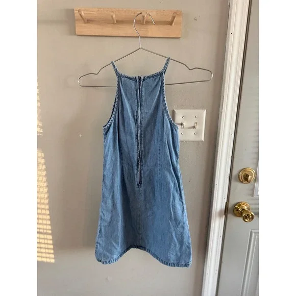 vintage girls faded glory denim dress - Picture 4 of 4